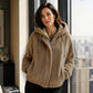 🔥✨☁️Soft & Skin-Friendly, Everyday Casual🧥 Women's Hooded Jacket – Comfortable Fabric & Relaxed Fit ✨