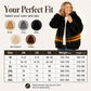 🔥✨☁️Soft & Skin-Friendly, Everyday Casual🧥 Women's Hooded Jacket – Comfortable Fabric & Relaxed Fit ✨