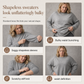 🍂 Women's Crewneck Knit Sweater – Stretch & Shape-Retaining, Six Autumn Shades | Easy to Pair with Denim, Boots & Skirts ✨