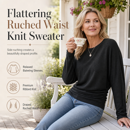 🍂 Women's Crewneck Knit Sweater – Stretch & Shape-Retaining, Six Autumn Shades | Easy to Pair with Denim, Boots & Skirts ✨