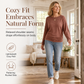 🍂 Women's Crewneck Knit Sweater – Stretch & Shape-Retaining, Six Autumn Shades | Easy to Pair with Denim, Boots & Skirts ✨
