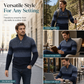 Men's Winter Hooded Fleece Lined Plaid Knit Cardigan Sweater Thick Long Sleeve Coat