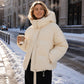 Women's Thickened Short Hooded Winter Coat