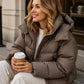 Women's Thickened Short Hooded Winter Coat