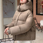 Women's Thickened Short Hooded Winter Coat