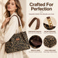 ⏳LIMITED TIME 50% OFF 🐆 Retro Leopard Print Women’s Tote Bag, Spacious & Stylish Daily Carry ✨