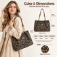 ⏳LIMITED TIME 50% OFF 🐆 Retro Leopard Print Women’s Tote Bag, Spacious & Stylish Daily Carry ✨