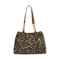 ⏳LIMITED TIME 50% OFF 🐆 Retro Leopard Print Women’s Tote Bag, Spacious & Stylish Daily Carry ✨