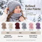 🧣 Toasty Comfort, Head-to-Neck Coverage | Women's Winter Warm Hooded Scarf