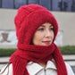 🧣 Toasty Comfort, Head-to-Neck Coverage | Women's Winter Warm Hooded Scarf