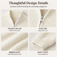 Women's Stand Collar Half-Zip Knit Sweater