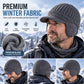 🧢 Cozy Ear Coverage, Structured Brim Detail | Men's Winter Knit Beanie Hat with Brim & Ear Flaps