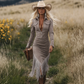 🌸Hot Sale 50% OFF💖Women's Retro Zipper Midi Dress with Tassel