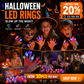 🔥🎃Spooky Season Hot Sale 50% OFF ‼️✨LED Light Halloween Glowing Ring 💍| Flashing Light‑Up Party Favor for Halloween Night👻